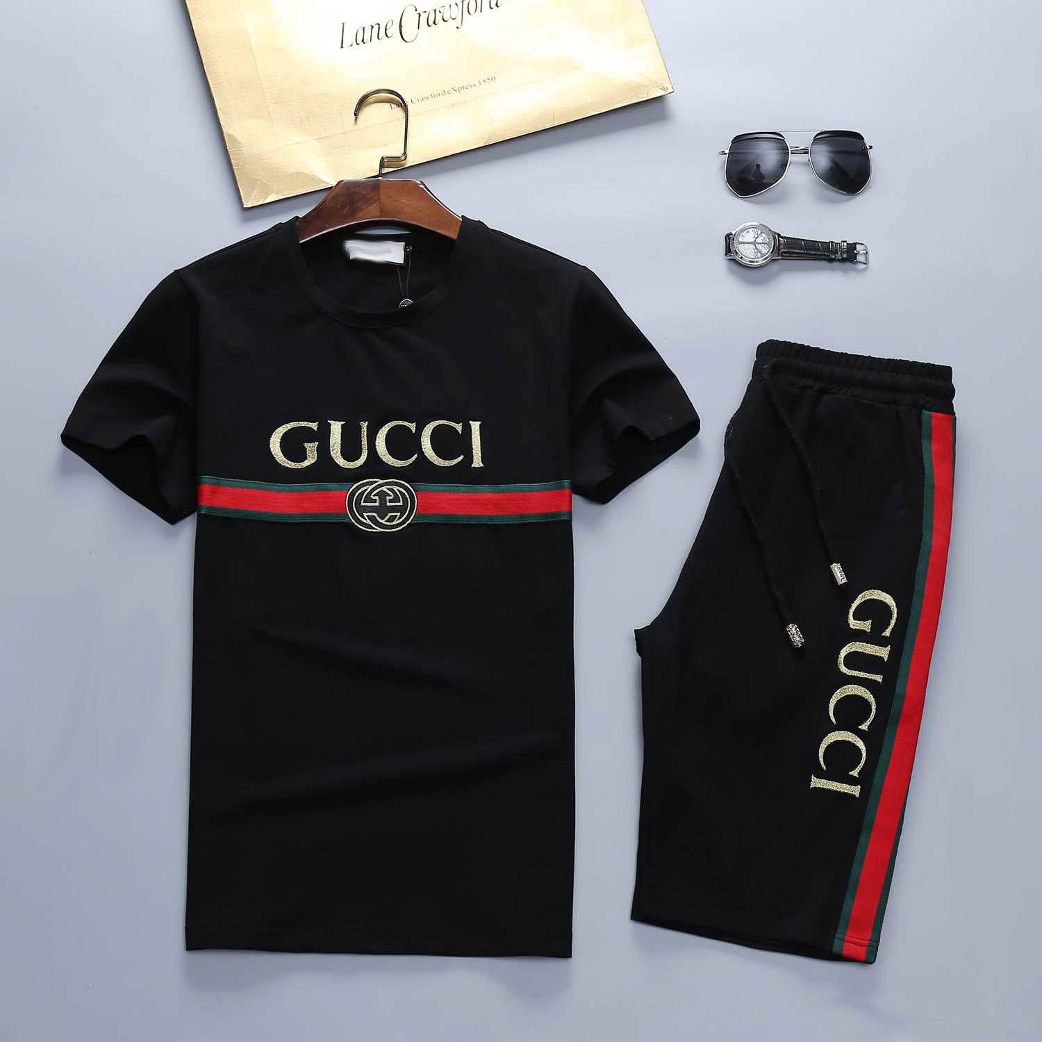 gucci shirt and shorts