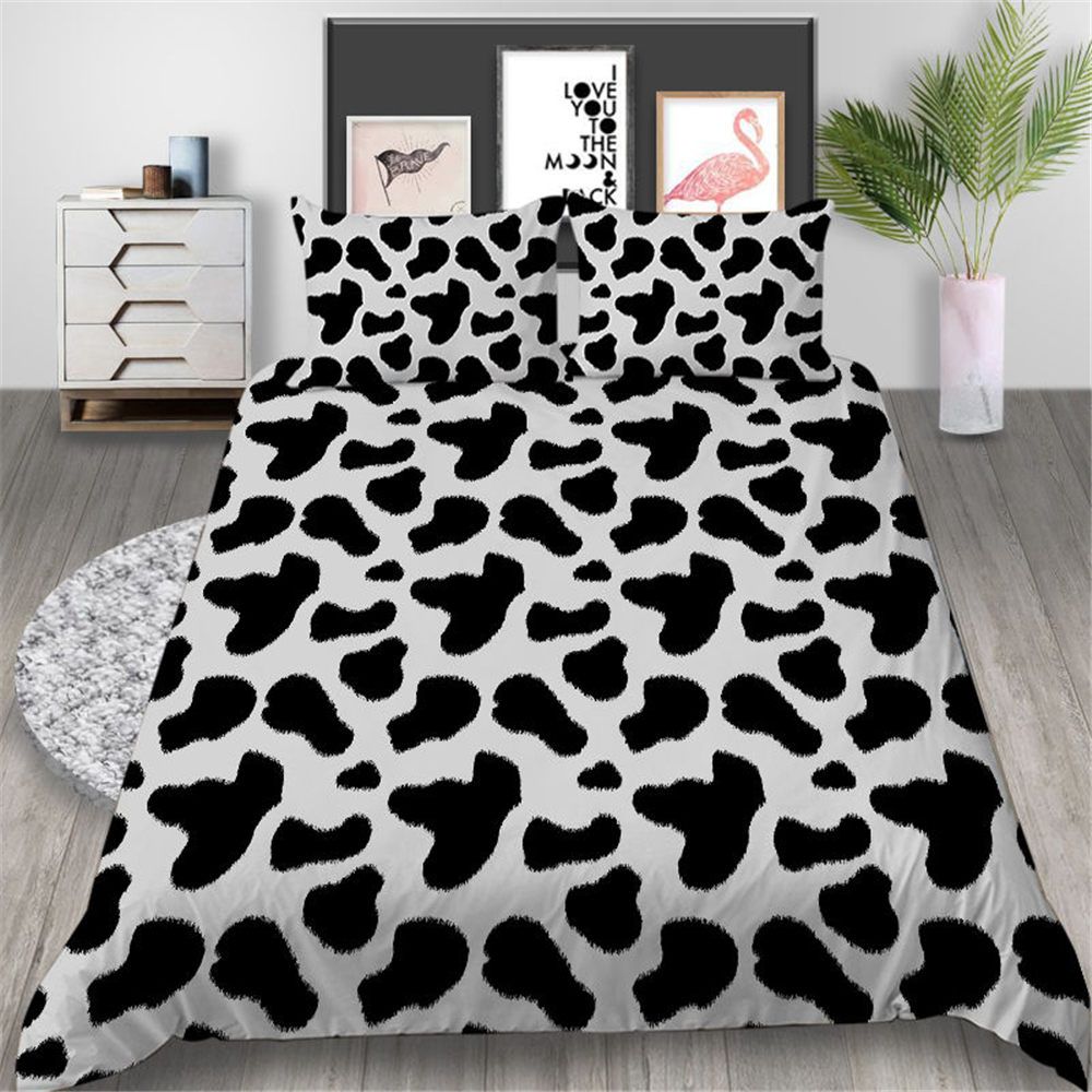 Leopard Print Bedding Set King Size Fashionable Lifelike Sexy