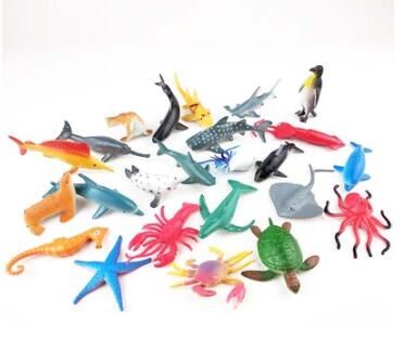 small plastic shark toys