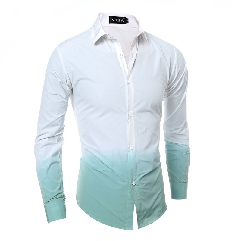 2020 Brand 2016 MenS Fashion Chemise Homme 3D Tie Dye Gradient Chemise Homme Men Shirt Leisure Camisa Masculina 2XL NADKHG From Jujubery, $16.61 | DHgate.Com