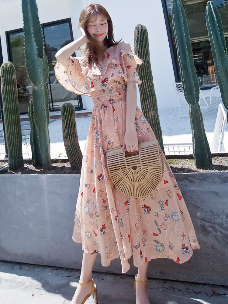 chiffon western dresses