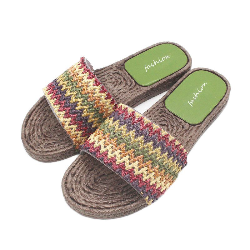 Women Bohemia Style Beach Sandals Non Slip Shoes Retro Bedroom Slippers Flat Flip Flops House Slippers Womens Sandals Walking Boots From Fairness01