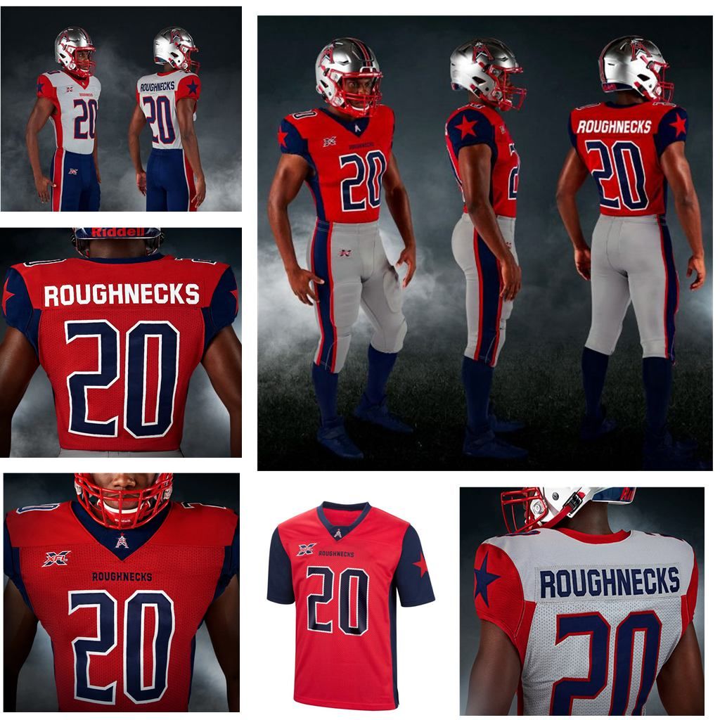 2020 2020 Roughnecks Jerseys Phillip Walker Jersey Connor Cook Nick