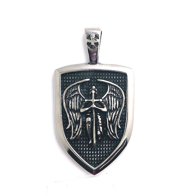 Whole 316l Stainless Steel St Michael Archangel Newest Cross Shield Pendant Love Necklace Diamond Heart From Tuzijia 41 99 Dhgate Com - St Michael Archangel Cross Shield Charm Silver Pendant Necklace Whole 316l Stainless Steel St Michael Archangel Newest Cross Shield Pendant Love Necklace Diamond Heart From Tuzijia 41 99 Dhgate Com - St Michael Archangel Cross Shield Charm Silver Pendant Necklace