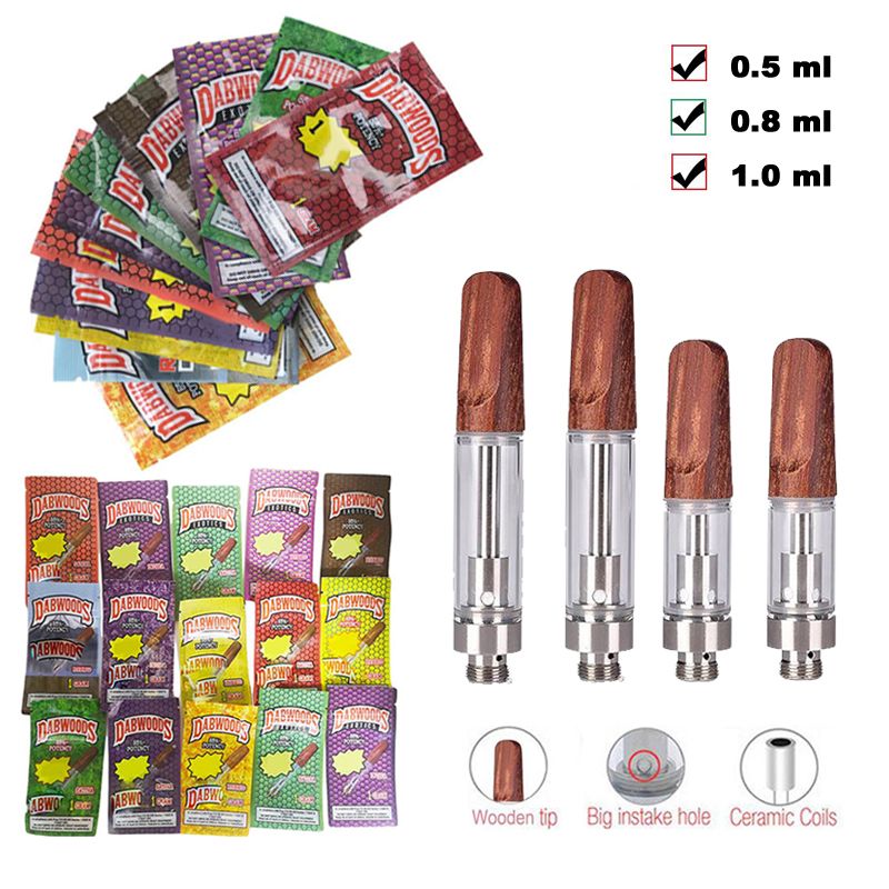 Dabwoods Cartridge Wood Tip DABWOODS Carts TH105 TH205 Vapes Cartridges