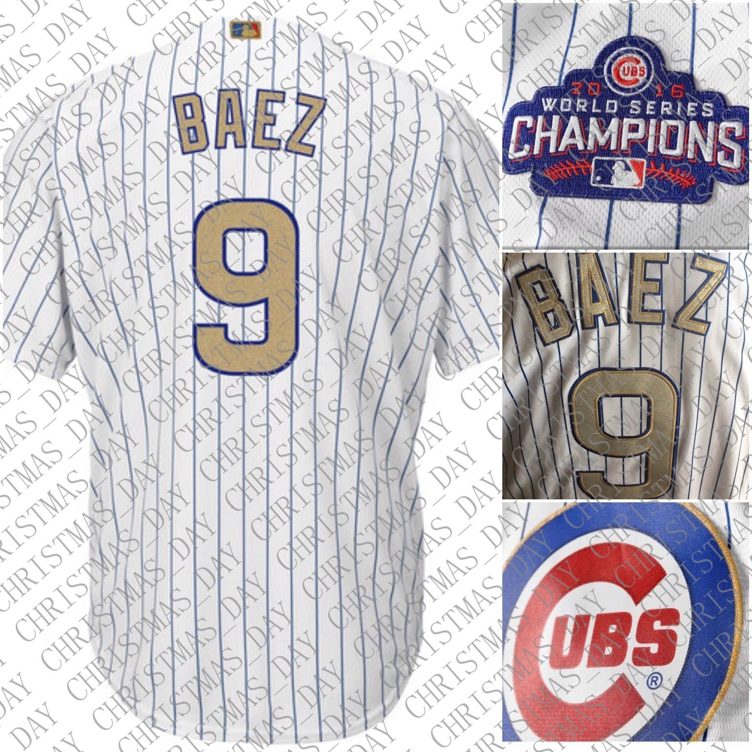 world series baez jersey