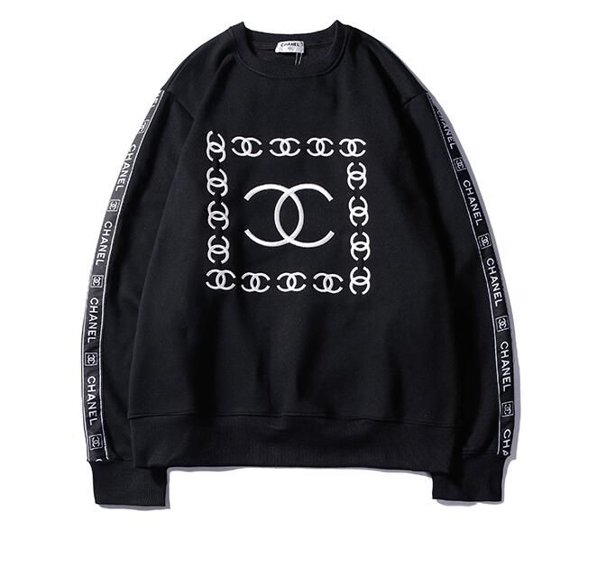 chanel white moletom com capuz