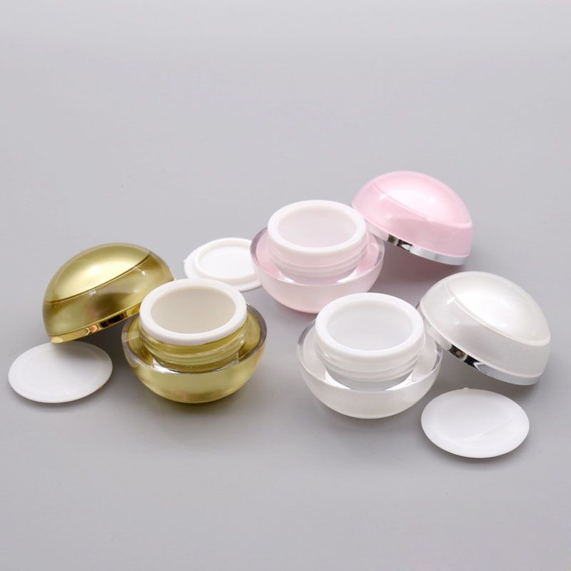 Wholesale Stylish And Cheap BRAND 5g Acrylic Ball Shaped Cream Jar ...