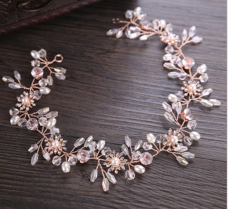 rose gold bridesmaid accessories