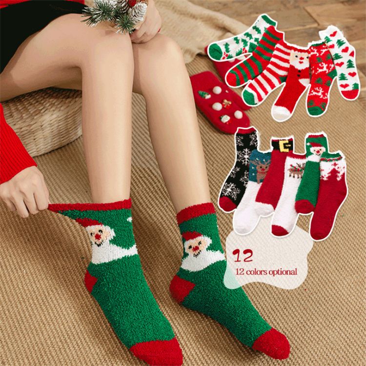 girl christmas socks
