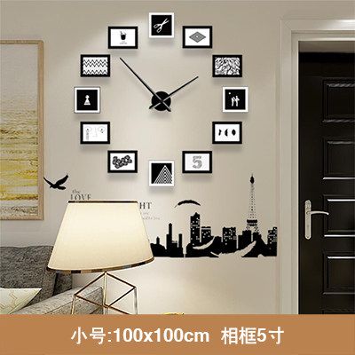 Compre Marco De Fotos De Bricolaje Reloj De Pared De Diseno