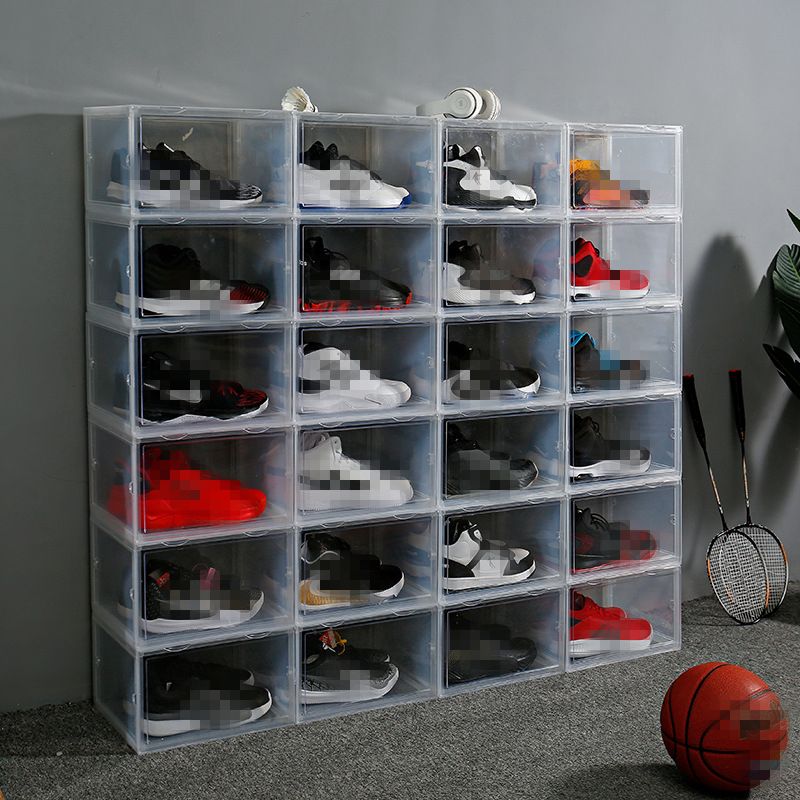 Best New Transparent Plastic Basketball Shoe Storage Box Japanese Shoe