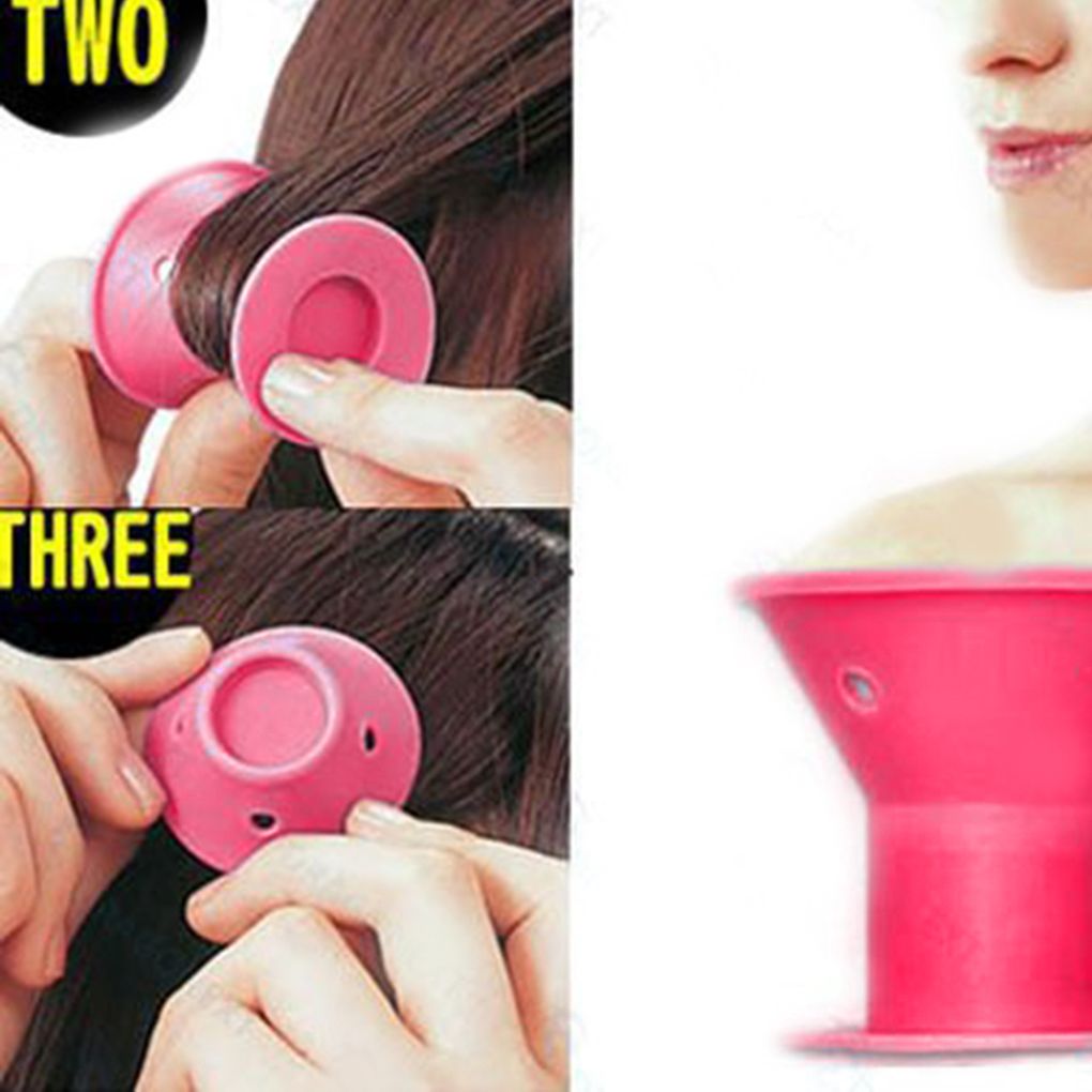 Mushroom Hair Rollers No Clip Silicone Curlers Professional Hair