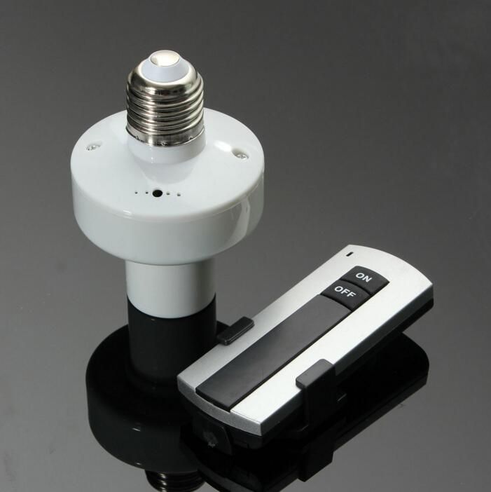 remote control light bulb holder