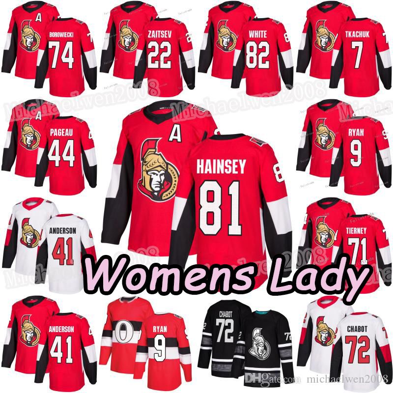 womens ottawa senators jersey