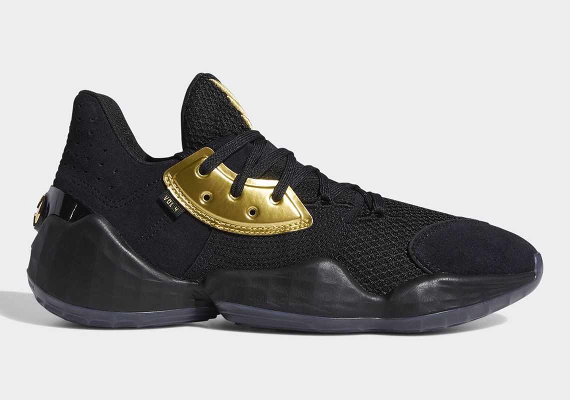 gold james harden shoes