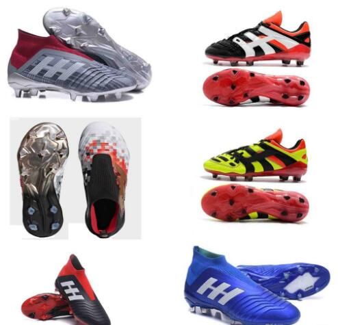 Compra Parte Alta Del Tobillo Botas De Fútbol 18 + X Zapatos Pogba FG  Predator Acelerador De Electricidad DB Niños Fútbol PureControl Purechaos  Tacos De Fútbol Zapatos Barato | Entrega Rápida Y
