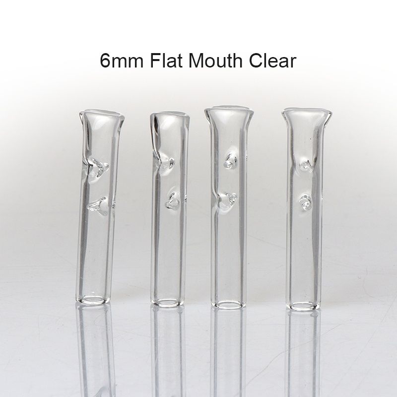 6mm Clear Flat mouth