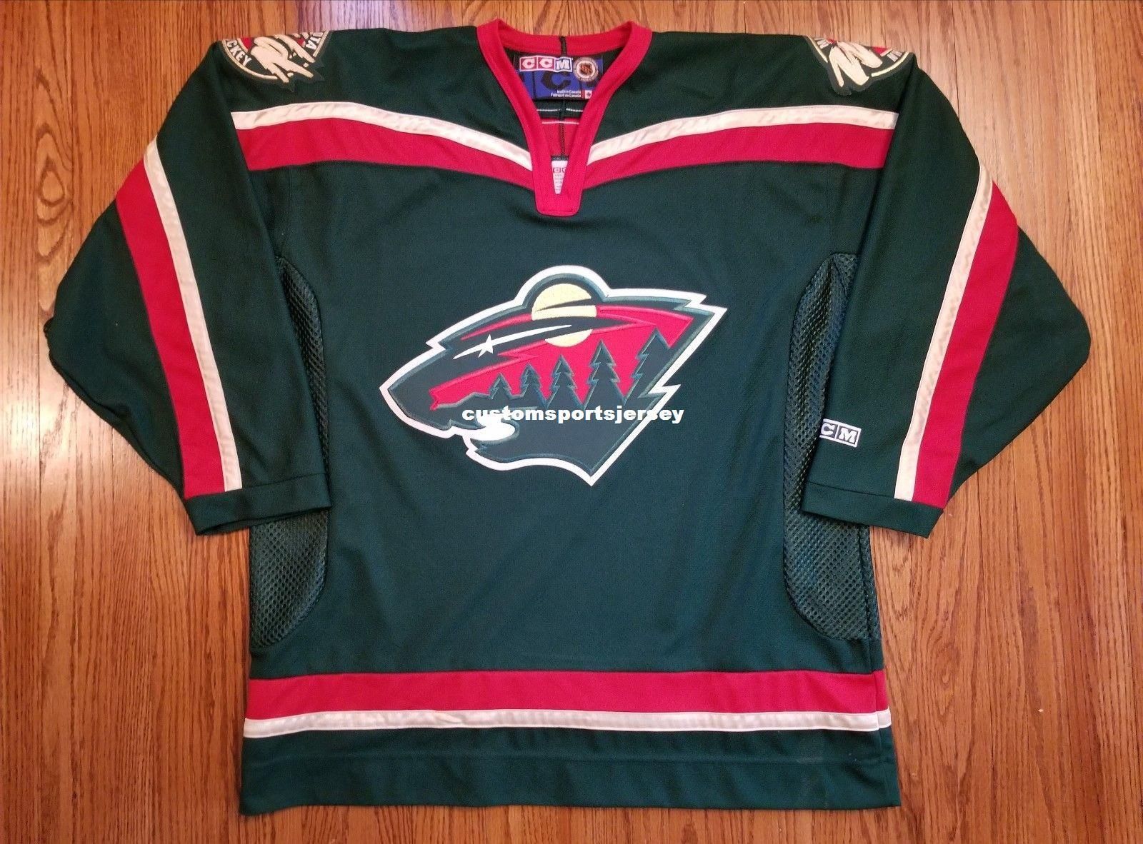 minnesota wild vintage jersey