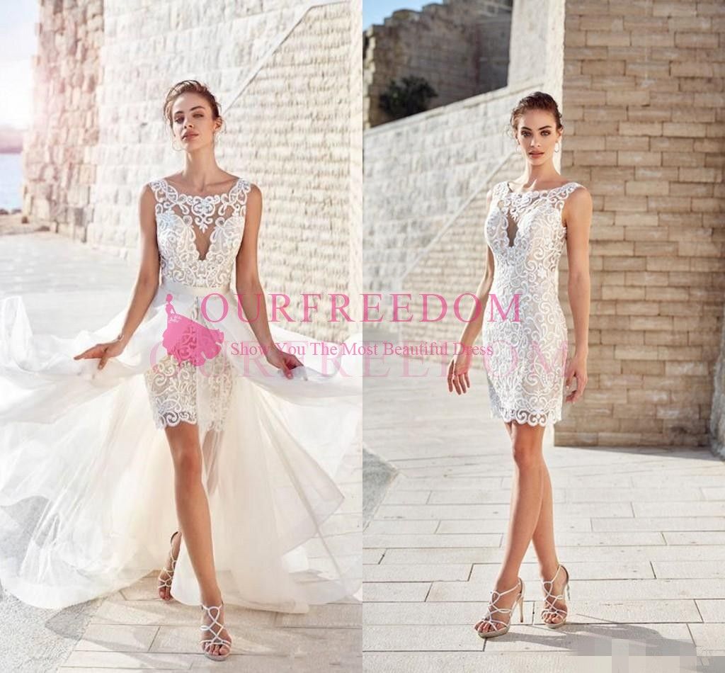 chiffon detachable train