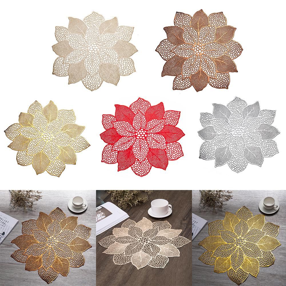 Round Shape Anti-slip Kitchen Placemat Insulation Pad Protect Table Mat Coaster