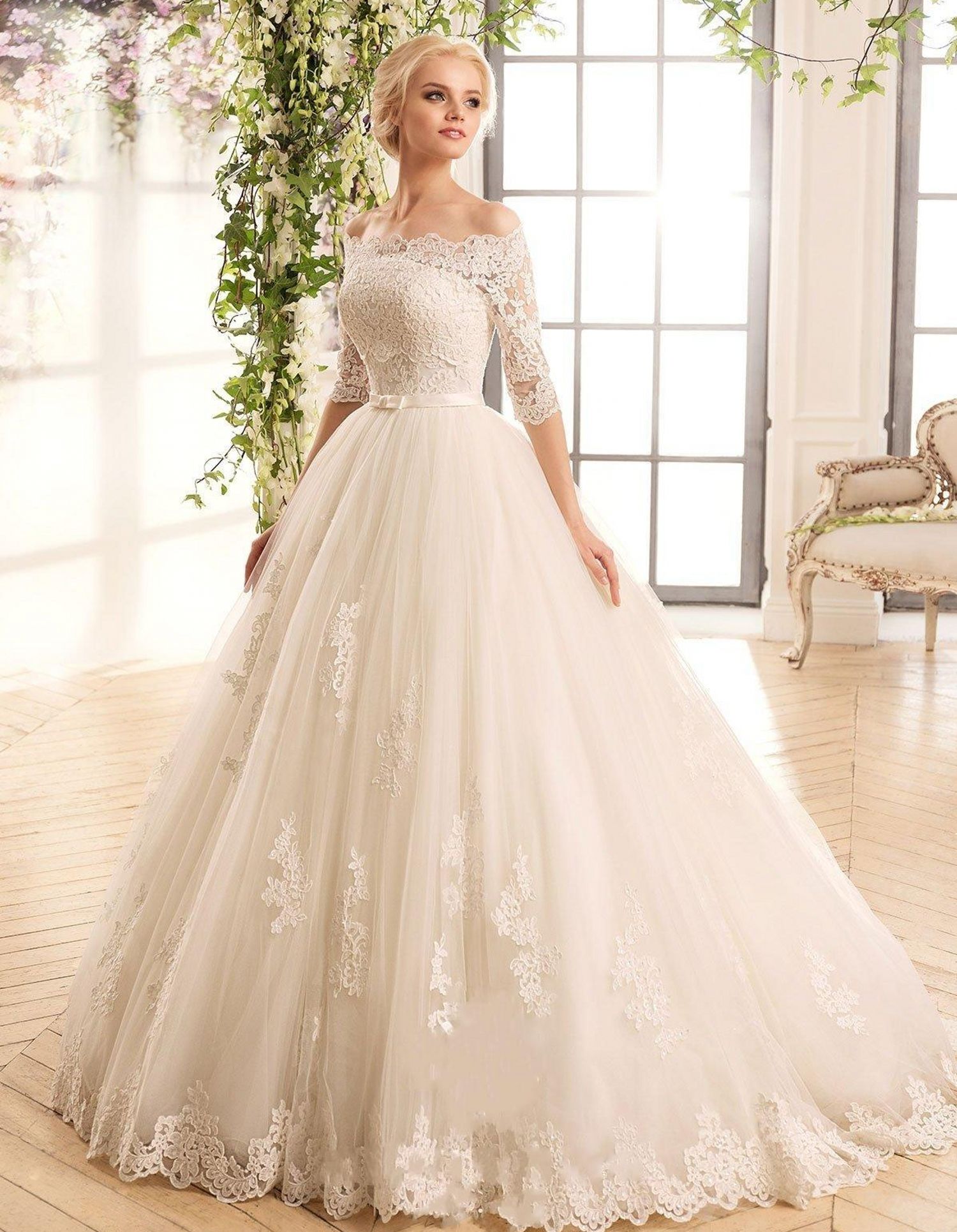 off white vestido de noiva