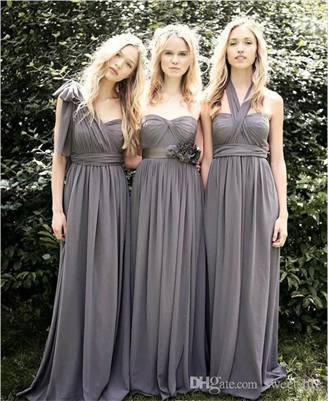2020 Vintage Una línea de gasa vestidos de dama de honor vestidos de noche largo vestido 2020 Vintage Una línea de gasa vestidos de dama de honor vestidos de noche largo vestido