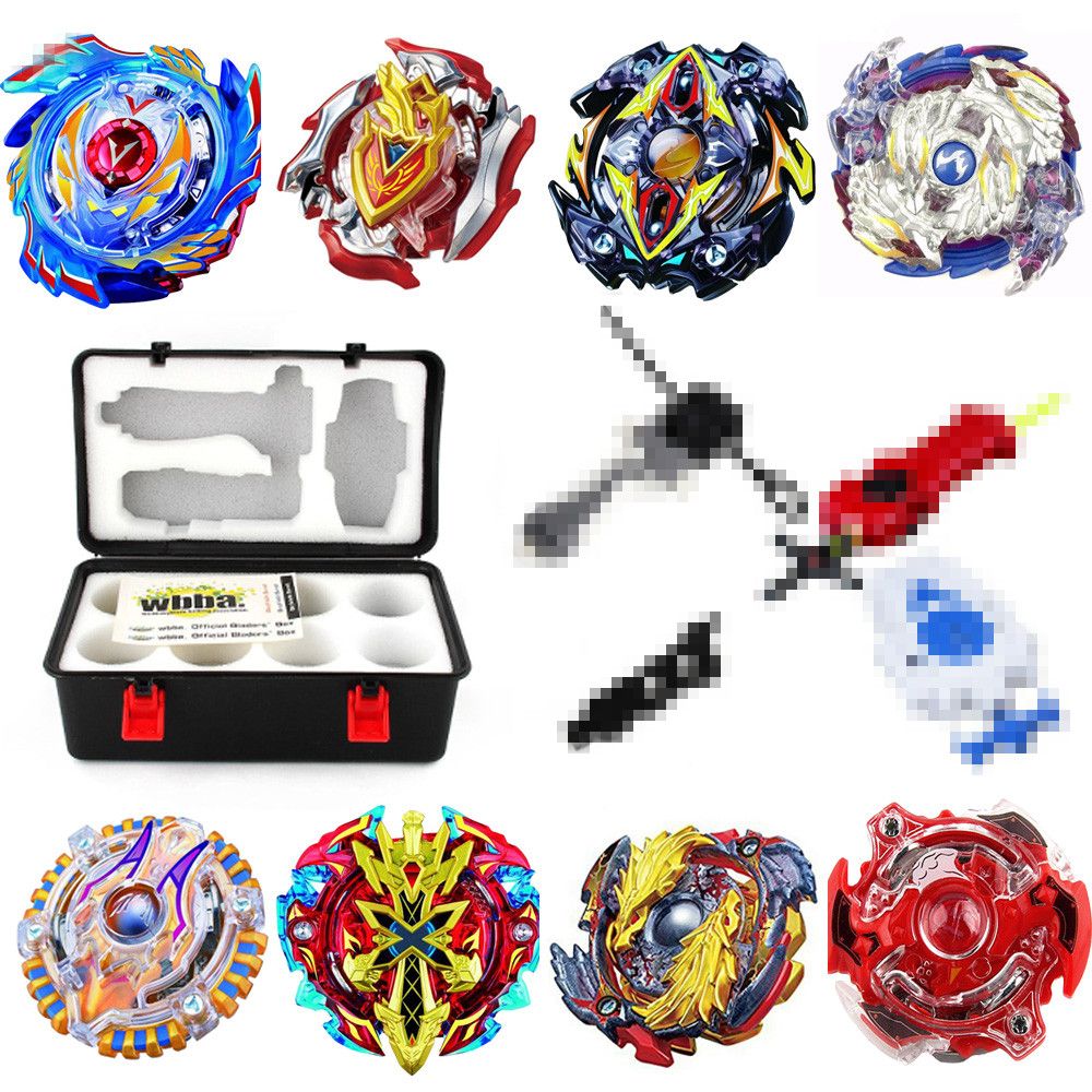 beyblade storage box with 8 beyblades