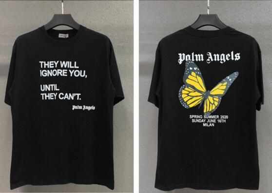 palm angels shirt butterfly