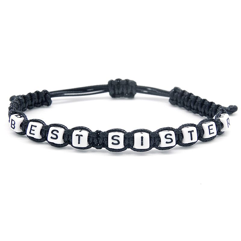 ForceSthrength Fashion Make A Wish Card Card Bracciale a Catena in Corda Regolabile Intrecciata a Stella