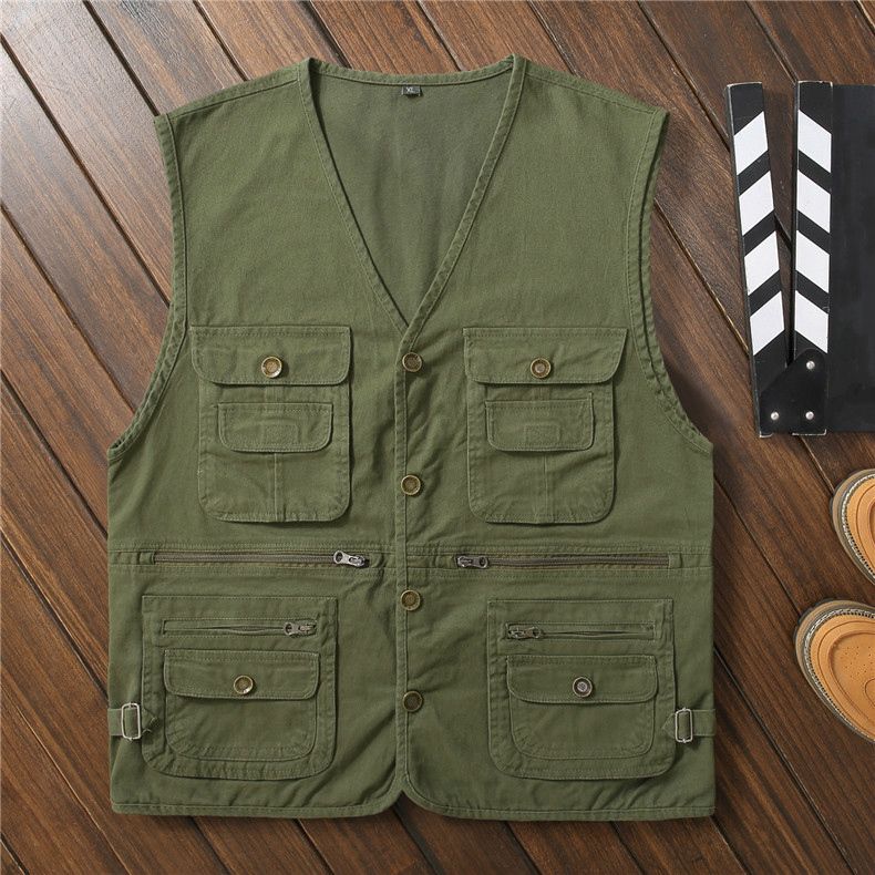 fishing sleeveless jacket