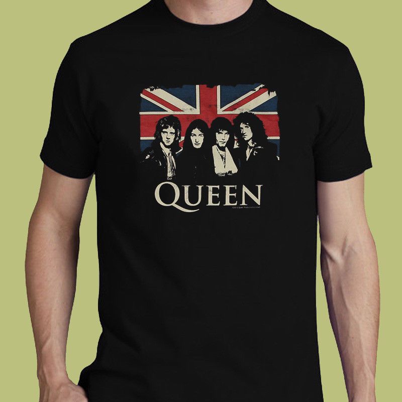 Camiseta Queen Queen Rock Freddie Mercury S 3XL Camiseta Corta Con Estampado De Dibujos Animados De David Bowie Envío Gratis De 15,19 € DHgate