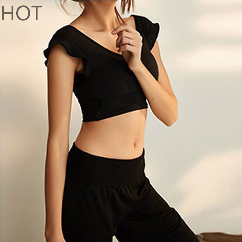 short sleeve sports bra
