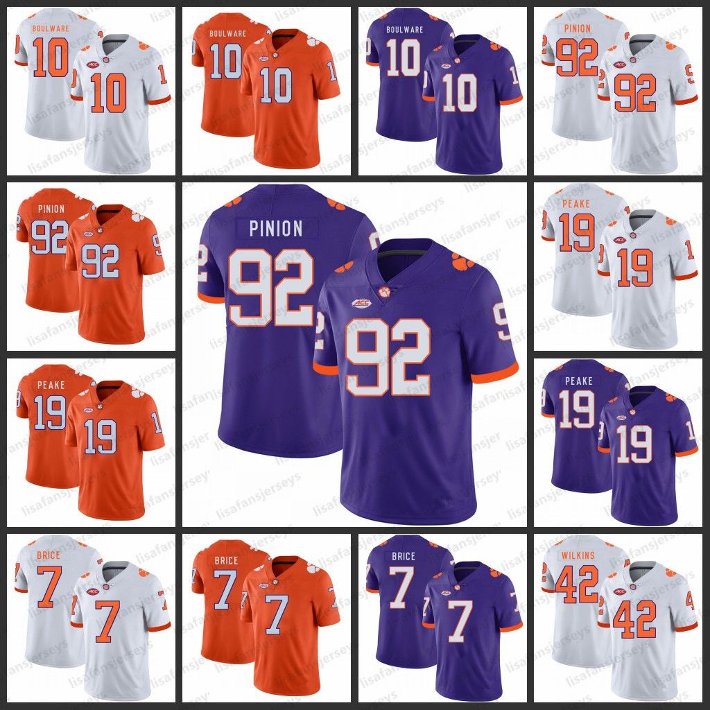 clemson blue jerseys