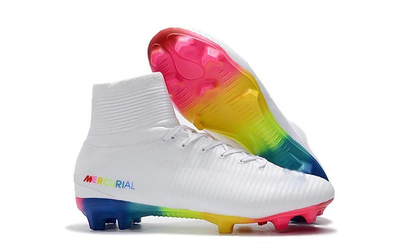 messi rainbow boots