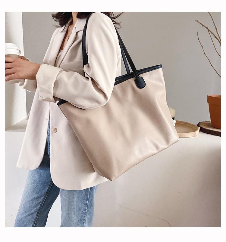 2020 New Fashion Designer Handbag Simple Tote Bag Temperament Wild Handle Shoulder Bag Women ...
