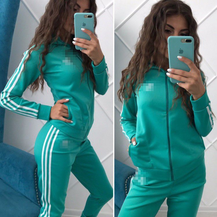 turquoise tracksuit womens