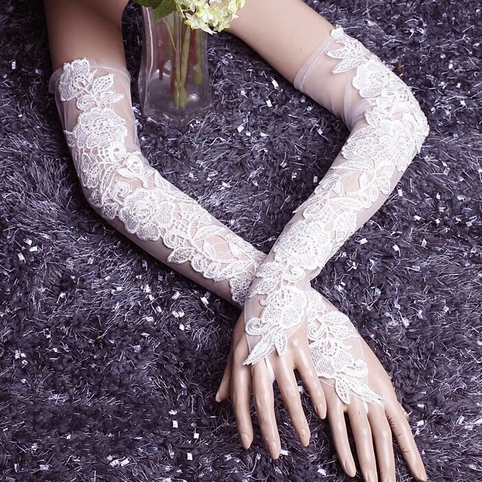 ladies lace gloves