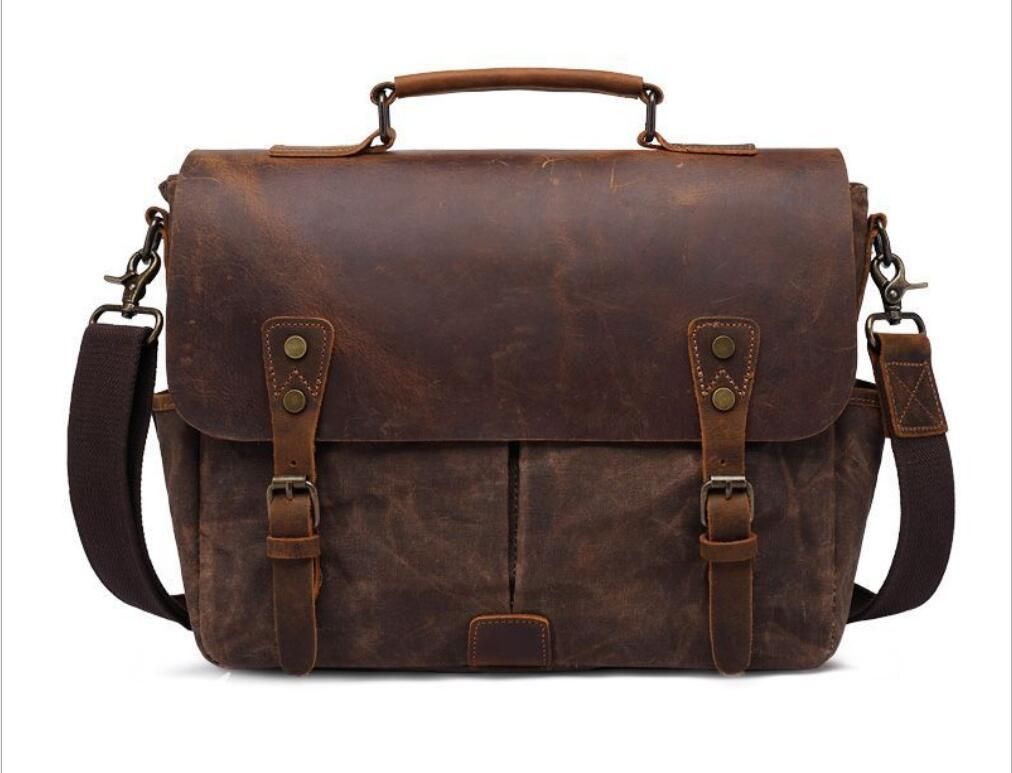 leather portfolio briefcase
