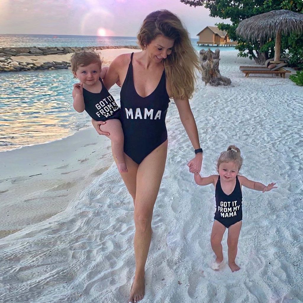 mommy and baby matching swimsuits