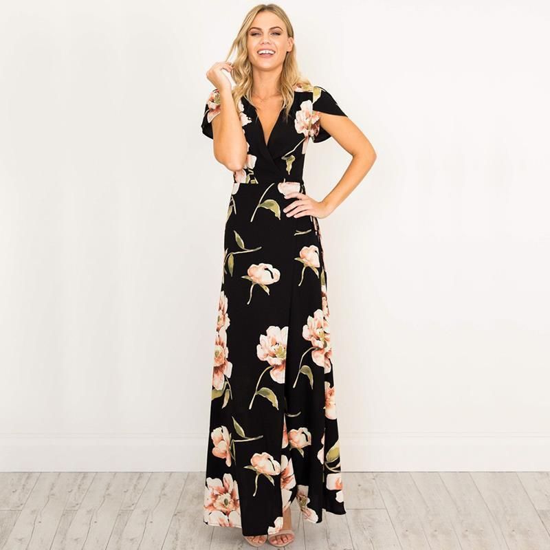 floral print party dress