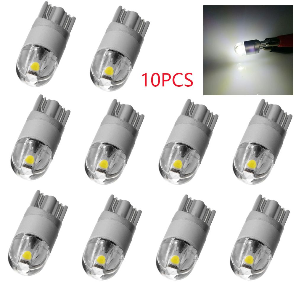 Liquidación 10PCS del LED T10 T10 W5W 194 2SMD License Plate luces