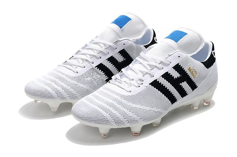tacos de futbol adidas blancos