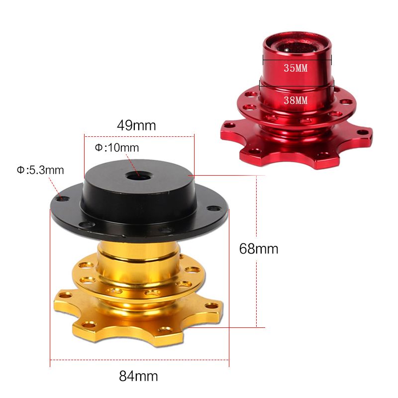 RDi 170 DoradoTuning Adaptador de Boss/Piña de Volante/Volante Hub liberación rápida