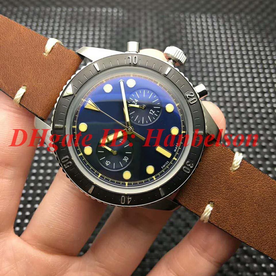 Silver Case Blue Dial