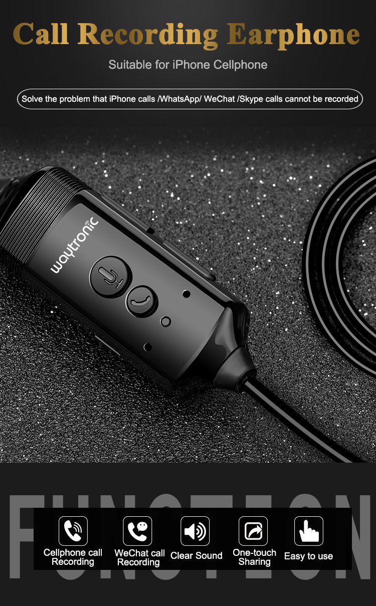 Acquistare Registratore Di Chiamate In Ear Cuffie Conversazione Di Telefoni  Cellulari Registrazione Registratore Di Chiamata Auricolari Con Microfono  Economico | Consegna Veloce E Qualità | It.Dhgate