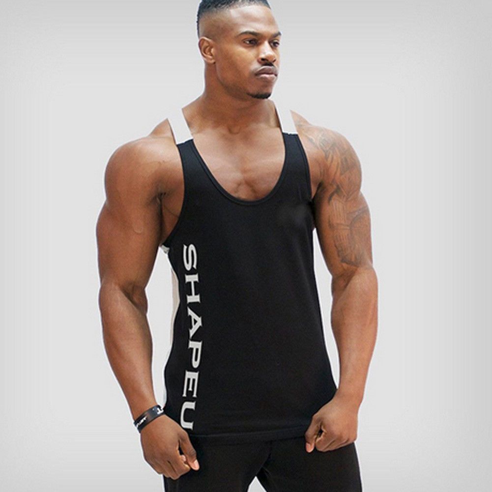 camisas Stringer Chaleco y espalda cruzada Decisive Fitness Dry-Cool Muscle Gym Fitness Y Back Stringer Tank Tops de culturismo sin mangas Chaleco sin mangas para entrenamiento de culturismo