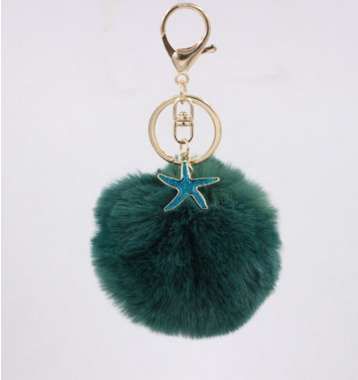 wholesale pom pom keychains