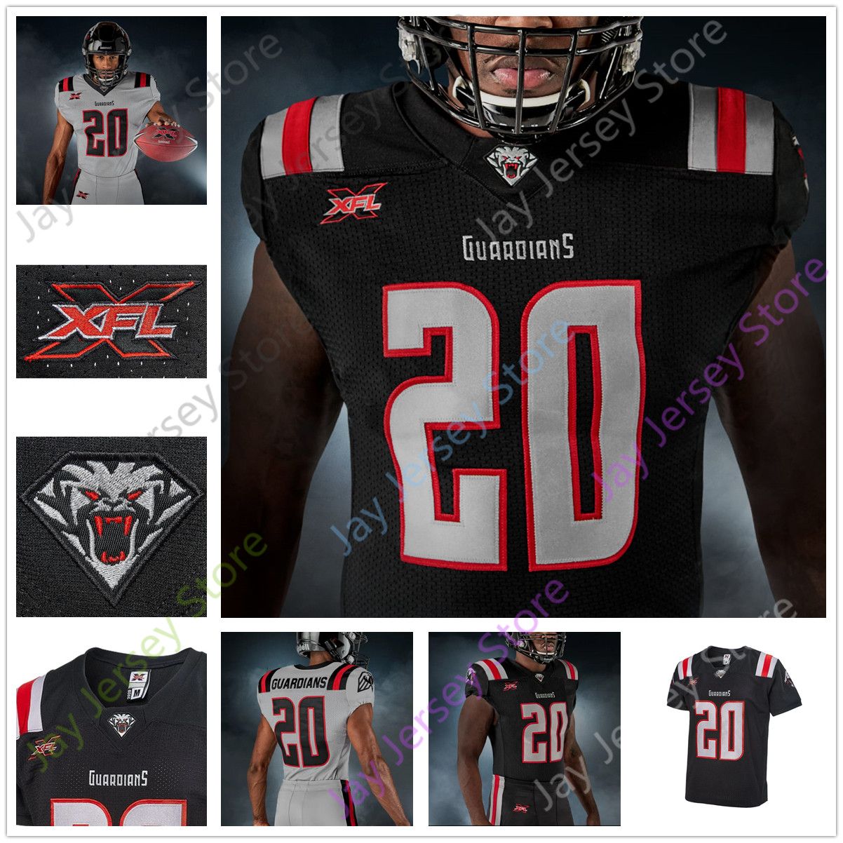 Best And Cheapest Football Jerseys Custom XFL Guardians Jersey Matt