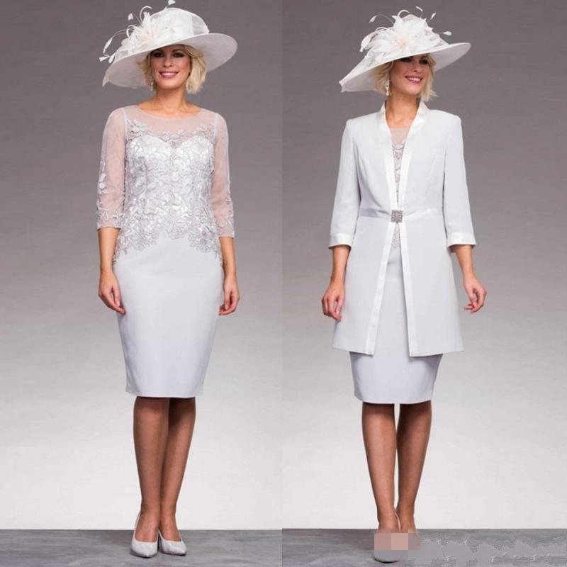 mother of the bride dresses with matching coats